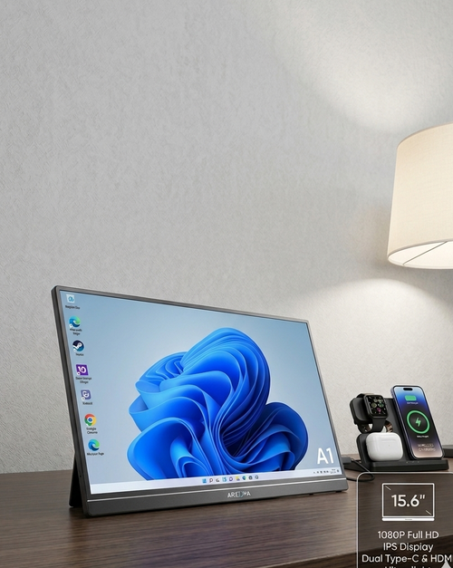 ARZOPA A1 15.6" Portable Monitor | 1080P FHD IPS | Ultra-Light Slim Design